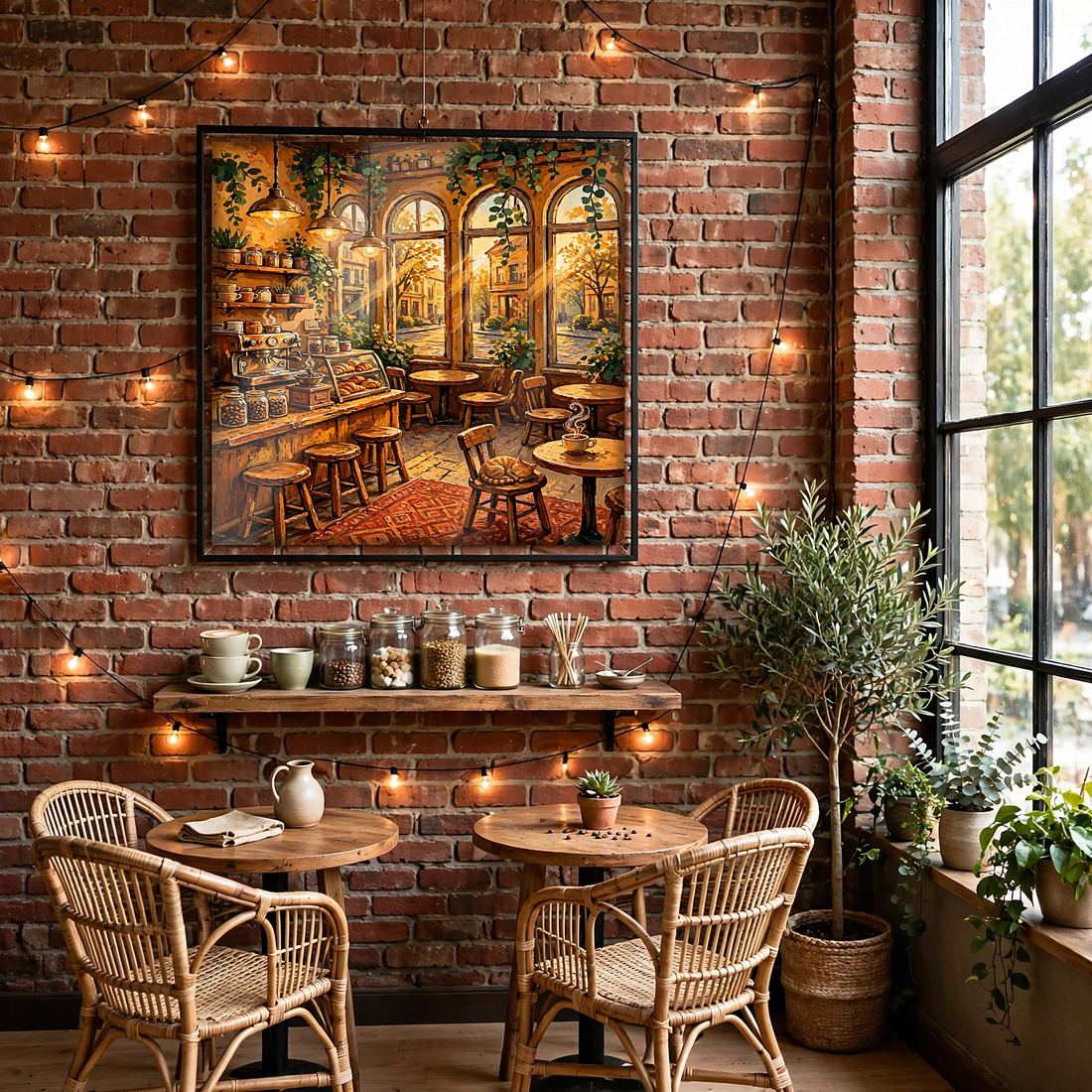Coffee Bar Sign Print – Vintage Café Wall Art, Digital Download photo 5