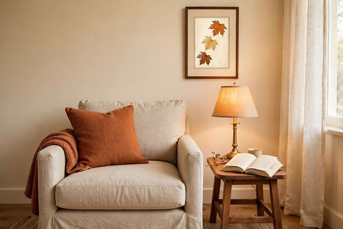 Fall Wall Art Print – Vintage Maple Leaves Botanical, Digital Download photo 6